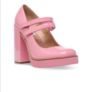 Steve Madden Twice Pink Patent Shoes